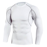 Gym Men's T-shirt Basketball Football Compression Shirt Men's Bodybuilding Tops Tee Tight Rashguard Short Sleeves Clothes Mart Lion TC-95 XL 
