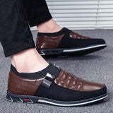 Men Leather Shoes Formal Wedding Party Casual Genuine Leather Loafers Boat Sneakers Mart Lion   