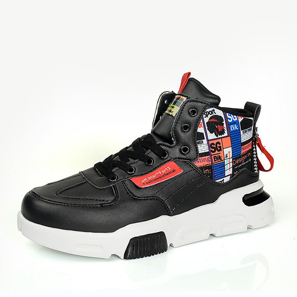 Men's Shoes Casual Lightweight Tenis Walking Sneakers Breathable masculino Zapatillas Hombre Mart Lion black 39 