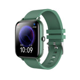 Smart Watch Men's Women Heart Rate Fitness Tracker Bracelet Watch Bluetooth Call Waterproof Sport Smartwatch For Android IOS Mart Lion Green  