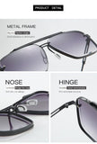 Vintage Big Square Sunglasses Women Top Quality Goggles Mens Oversize Sun Glasses Female Fashion Brand Black Eyewear NX - MartLion