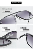 Vintage Big Square Sunglasses Women Goggles Men's Oversize Female Brand Black Eyewear NX Mart Lion   