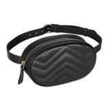 Waist Pack For Women Fanny Pack Designer Belt Bags Chest Bag Girls Cute Easy Phone Pocket PU Leather  Bumbag Mart Lion black China 