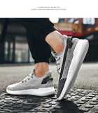 Lightweight knit Sneakers Men's Running Shoes Breathable Sports Walking Non-slip Jogging Women Trainers Mart Lion   