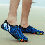 Summer Striped Colorful Water Shoes Men's Swimming Aqua Beach Light Upstream Sneaker For Women zapatos hombre Mart Lion   