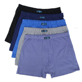 100% cotton 4Pcs Men's Boxer Pantie Lot Underpant Loose Large Short Cotton Underwear For Men's Boxer Mart Lion 4Pcs Random Color Chinese L 40-50kg 4pcs