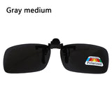 1 PC Unisex Clip-on Polarized Day Night Vision Flip-up Lens Driving Glasses UV400 Riding Sunglasses for Outside Mart Lion GYM  
