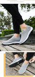 Men's Slip-on Running Shoes Summer Flying Women Walking Slip-on Casual Sports Health Sneaks Mart Lion   