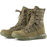 Summer Military Boots Outdoor Men's Army Boots Hiking Shoes Men Tactical Combat Ankle Boots Outdoor Mart Lion Green 38 