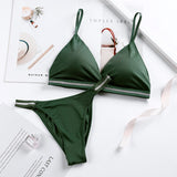 1set Women's Lingerie Bra Brief Sets Bralette Active Bras Seamless Wire Free Ice Silk Panties Underwear Mart Lion   