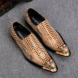 Model banquet wind belt gold dragon head party and wedding men casual dress shoes Mart Lion Yellow 41 