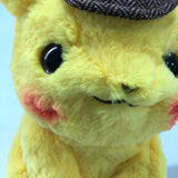28CM Pokemon Pikachu Plush Toy Detective Anime Figure Model  Kawaii Stuffed Plush Doll Children Mart Lion   
