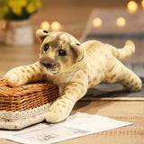  39/48/58cm Lovely Lion Tiger Leopard Plush Toys Cute Simulation Dolls Stuffed Soft Real Like Animal Toys Mart Lion - Mart Lion
