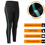 Women Fitness Suit Sets Gym Sleeveless Vest + Pants Running Tights Workout Sportswear Yoga Leggings suit Mart Lion   