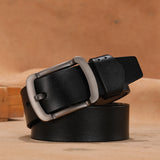 130 140 150 160 170cm Cow Leather Belt Cowboys Men's Genuine Leather Belts Luxury Designer Belts Strap Mart Lion   