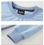Men's T Shirt Long Sleeve Tshirt Clothing Casual Classic O-Neck Collar T-Shirts Cotton Tops Tees Mart Lion   
