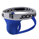 Men's Jockstrap Athletic Supporter Gym Strap Brief Jockstraps Gay Men's Underwear Mart Lion JM230BLUE L(30-32inches) 