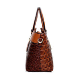  Women Luxury Handbags Women Bags Designer Crossbody Bags Female Crocodile Leather Handbag Ladies Shoulder Bag Tote Retro Handbag Mart Lion - Mart Lion