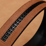 Brand 100% Pure Cowhide Belt Strap No Buckle Real Genuine Leather Belts without Automatic Buckle Belt for Men's Mart Lion   