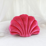 Popular Korean velvet shell simulation plush pillow full color cushion home photo decor special Mart Lion about 32X25cm rose red 