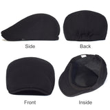 Cotton Newsboy Caps Men's Women Hat Soft Casual Beret Solid Unisex Retro Hat Driver Flat Cap The waiter Mart Lion   