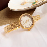 INS Retro Women Quartz Watch with Niche Fashion and Leisure Chic Emerald Watch for Women Mart Lion 6179B  