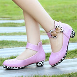 Children Princess High Heel for Girls Leather Shoes Wild Purple Dress Butterfly Kids Party Wedding Dance Mart Lion   