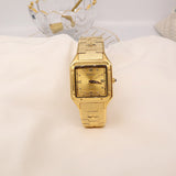 Sand Gold Watch 24 Gold Diamond Inlaid Waterproof Movement Indelible Ins Style Gold Mart Lion 6306G-A04  