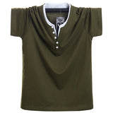 Men's Big Tall T-shirt Short Sleeves Oversized T Shirt Cotton Large Top Tee Summer Fit Mart Lion Green M 