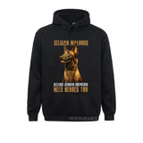 Belgian Malinois Flag Funny Chic Dog Gift Chic Long Sleeve Hoodies Hoods Men's Sweatshirts Mart Lion   