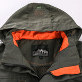 Autumn windbreaker Jacket Men's Multi Pocket Military Army outdoor ski Tourism Mountain Hiking coats Mart Lion   