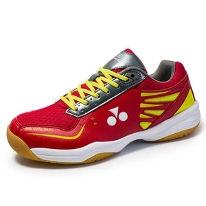 Red Tennis Shoes Unisex Non Slip Breathable Men's Tennis Sneakers Professional Badminton Tenis Para Homme Mart Lion Red -1906 35 China