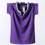 Men's Big Tall T-shirt Short Sleeves Oversized T Shirt Cotton Large Top Tee Summer Fit Mart Lion Purple M 