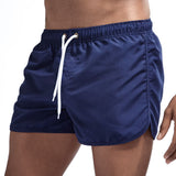 Men's sport running beach Short board pants swim trunk pants Quick-drying movement surfing shorts GYM Swimwear Mart Lion Dark Blue M 