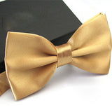  1PC Gentleman Men's Classic Tuxedo Bowtie Necktie Bow tie knot Bow Tie Boys 30 Solid Colors Mart Lion - Mart Lion