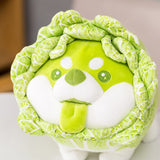  Cute Vegetable Fairy Plush Toys Japanese Cabbage Dog Fluffy Soft Shiba Inu Pillow Stuffed Animals Doll for Kids Baby Girls Gifts Mart Lion - Mart Lion
