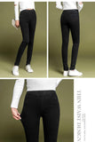  4Color Black Blue Gray Skinny Jeans Women Casual High Waist Jeans Elastic Waist Pencil Pants Denim Trousers Clothes Mart Lion - Mart Lion