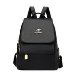 Designer Backpack Women Cow Leather Backpack Large Capacity School Bags for Girls Large Travel Backpack Mart Lion Black  