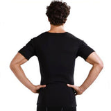 CXZD Sweat Neoprene Body Shaper Weight Loss Sauna Shapewear for Men Women Workout Shirt Vest Fitness Jacket Suit Gym Top Thermal  MartLion