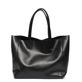 Luxury Brand Cow Leather Tote Bags Designer Cowhide Handbags Women Shoulder Female Large Capacity Liner Mart Lion BLACK China 