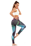 Women Digital Printing Sport Leggings High Waist Elastic Pants Seamless Fitness Push Up Tights Running Gym Sportswear Mart Lion   