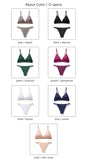 1set Women's Lingerie Bra Brief Sets Bralette Active Bras Seamless Wire Free Ice Silk Panties Underwear Mart Lion   