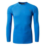 Jeansian Men's UPF 50+ UV Sun Protection Outdoor Long Sleeve T-Shirt Beach Summer Mart Lion LA245-Oceanblue US M(Label L) China