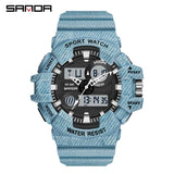 Dual Display Digital Watches for Men Waterproof Diving LED Watch Military Sport Relogio Masculino Saat Mart Lion 8  
