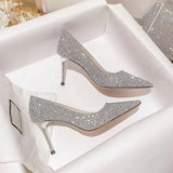 High Heels Women Wedding Shoes Bride Gold Heels Luxury Designer Elegant Party Sandals Dress Strip Pole Dance Mart Lion   