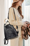 Leather Women Backpack Large Capacity School Bags for Teenage Girls Anti-theft Travel Backpack Shoulder Bag Mochila Mart Lion   