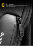MEN'S Waterproof USB Oxford Crossbody Bag Anti-theft Shoulder Sling Bag Multifunction Short Travel Messenger Chest Pack For Male Mart Lion   