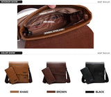 Men's Bag 2PC/Set Leather Messenger Shoulder Bags Crossbody Casual Bags Mart Lion   