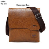 Men's Bag 2PC/Set Leather Messenger Shoulder Bags Crossbody Casual Bags Mart Lion Khaki 1505-2 China 