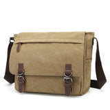 Men's Canvas Messenger Bag Vintage brand Casual Travel Shoulder Crossbody Bag Bolso Hombre Retro Mart Lion   